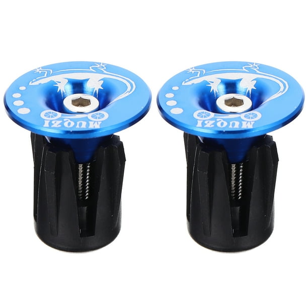 EeaseMX 1 par de tapones para manillar de bicicleta de carretera, de aleación de aluminio, para bicicleta de montaña.