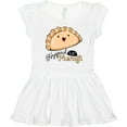 thumbnail image 3 of Inktastic Happiest Lil' Pierogi Girls Toddler Dress, 3 of 5