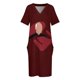 thumbnail image 3 of The Captain-Vestido largo holgado con bolsillos para mujer traje largo Verano, 3 of 6