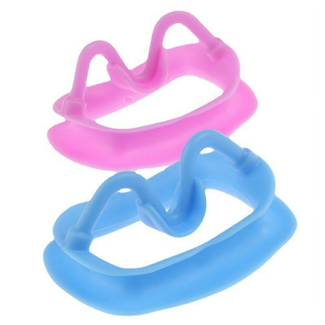 Abridor de boca de silicona de 2 piezas, Retractor de mejillas dentales para blanqueamiento dental, Retractor de labios intraoral reutilizable
