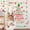 Q, variant on Christmas Window Stickers DIY Santa Claus Christmas Wall Decals for Home Room Holiday Party Decorations