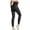 Matte black [European and American version] without velvet -2XL - (single strip -205g weight), variant on Large size PU leather pants for women, high elasticity solid color bright black high waisted leggings, sexy hip lifting tight leather pants