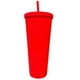 thumbnail image 1 of Vaso Brandtrendy Texturizado 710 ML plástico libre de BPA con tapa y popote, 1 of 3
