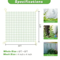 Venoro Garden Plant Climbing Net Trellis Netting Mesh Support Fruits Vine Veggie Beans