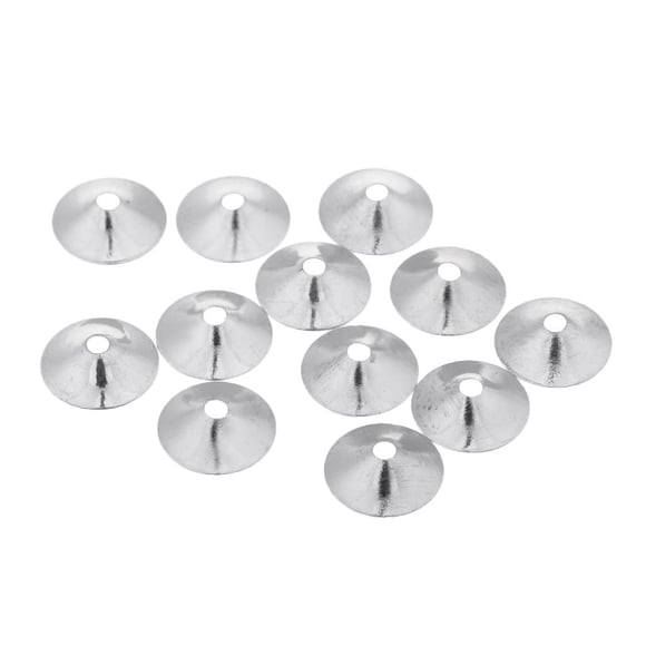 Almencla 12 Pcs Têtes de Disque Coniques en Laiton Matériaux de Montage de Mouches pour Mouches Tubulaires