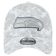 thumbnail image 2 of Men's New Era  White Seattle Seahawks 2025 Salute to Service Digital Camo Fan Pack 39THIRTY Flex Hat, 2 of 5
