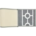 thumbnail image 2 of Custom Size Cut to Size Stair Treads Chain Border Grey Customize Slip Resistant Latex Backing Low Profile Stair Tread Set Of 13 (Grey 11in x 26 in), 2 of 7