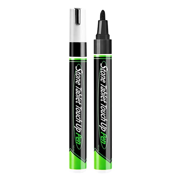 1 Pc Tombstone Marker Pen Permanent Acrylic Paint Marker Tombstone Memorial Paint Pen Gravestone Lettering Paint, Quick Dry, Waterproof Marker Pen for Rock, Wood, Plastic, 0.59x5.59 Inch, Black