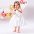 thumbnail image 4 of Vestido de princesa para niños Vestido de bebé de un año Vestido de niña con lazo para banquete de cumpleaños Vestido de actuación, 4 of 6