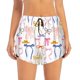 thumbnail image 2 of Balery bow ribbons Pantalones cortos deportivos para mujer con forro y dos bolsillos, elásticos, para entrenamiento, gimnasio, yoga-X-Large, 2 of 7
