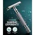 thumbnail image 5 of Utopia Care Double Edge Safety Razor for Men & Women with 10 Premium Stainless Steel Blade Refills, Reusable Single Blade Razor, Silver, 5 of 10