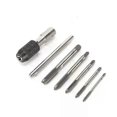 thumbnail image 1 of 6pcs-M8 Tap Drill Set T Handle Ratchet Tap Wrench Machinist Tool With Screwx05 M4x07 M5x08 M6x1 M8x12, 1 of 5