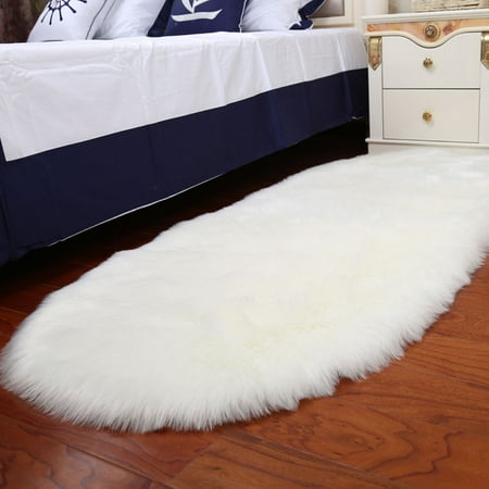 

UDAXB kitchen gadgets Soft Rug Chair Cover Artificial Sheepskin Wool Warm Hairy Carpet Seat Mats WH L