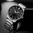thumbnail image 6 of CURREN Casual Quartz Watches Men Luxury Brand Stainless Steel Band Simple Business Quartz Wristwatches, 6 of 6