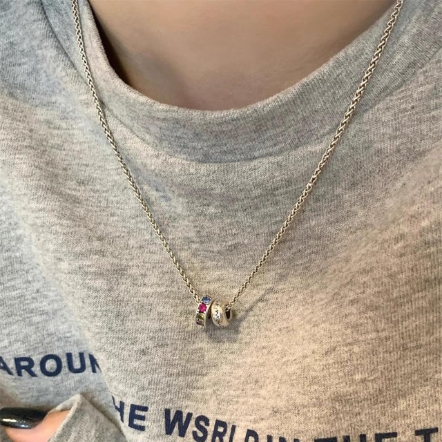 S925 Pure Silver Pearl Bow Necklace That Does not Fade, Women's Summer Collarbone Chain Accessory