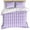 Purple, variant on Sage Green Buffalo Plaid Bedding 3 Piece Duvet Cover Set Full Size, Farmhouse Green White Checkered Soft Microfiber Comforter Cover with Zipper Closure & Pillowcases, FadeResistant Quilt Cover