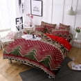 thumbnail image 1 of Innerwin Ensembles de Courtepointe Ensemble de Couvre-Lit Imprimé 3 Pcs Couette de Noël Couvre-Lit Léger Microfibre Respirant Ultra Doux Décor Style I Simple, 1 of 1