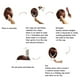 thumbnail image 5 of Pelucas de Cabello Verdadero de Mujeres con 1 piece Gorra de cabellero, 1 piece y 1 piece Pinza de cabellero - F Colcomx Pelucas rectas largas, 5 of 7