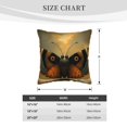 thumbnail image 4 of Susaid Majestic Butterfly Sunset Print Velvet Throw Pillow Covers Home Art Deco Pillowcase Square Pillow Case Cushion Cover for Bed Sofa Living Room Car Indoor and Outdoor-16"x16", 4 of 8