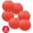 thumbnail image 3 of Beistle S54570-RAZ2 paper lanterns, Red, 3 of 6