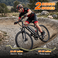 thumbnail image 4 of SNNAFFOB 26 Inch Electric Bike for Adults, 500W Peak Motor, 36V 12Ah Battery, 19MPH, 30 Mi Range, Smart LCD Display, Dual Suspension, UL 2849, Class 2, 4 of 8