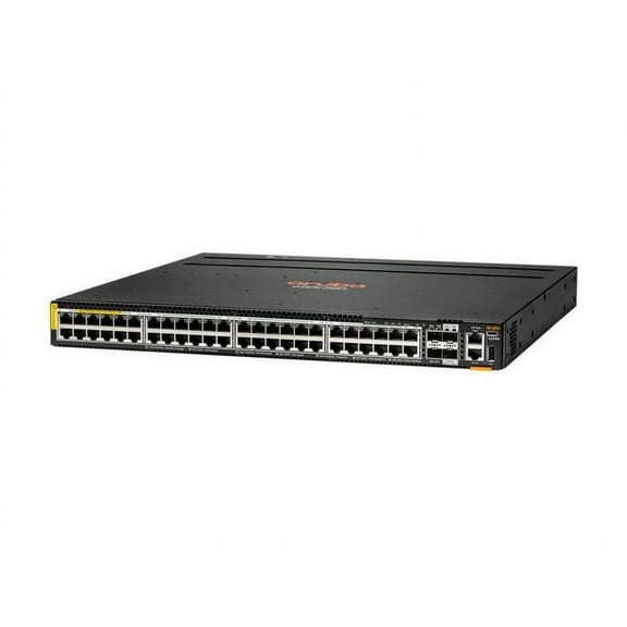 Aruba CX 6300 Layer 3 Switch - 48 Ports - Manageable - 5 Gigabit Ethernet, 25 Gigabit Ethernet, 50 Gigabit Ethernet - 5GBase-T, 25GBase-X, 50GBase-X - 3 Layer Supported - Modular - 4 SFP Slots - 18...
