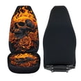 thumbnail image 6 of XYZCANDO 2 pcs Car Front Seat Covers for SUV Front Seats Car Seat Covers Soft Decorative, Van Auto Truck Vehicle Front Seats Protector, Flame Skull, 6 of 10