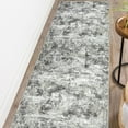 thumbnail image 3 of BERTHMEER 2'x6' Abstract Runner Rugs for Hallway Kitchen Entryway Washable non-slip, Gray, 3 of 8