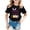 Black, variant on Toddler Girls Tops & T-Shirts Children's Easter Bunny Print Round Neck Loose Short Sleeve Fashion Casual Comfortable Tshirts Outwear,,6-7 Years