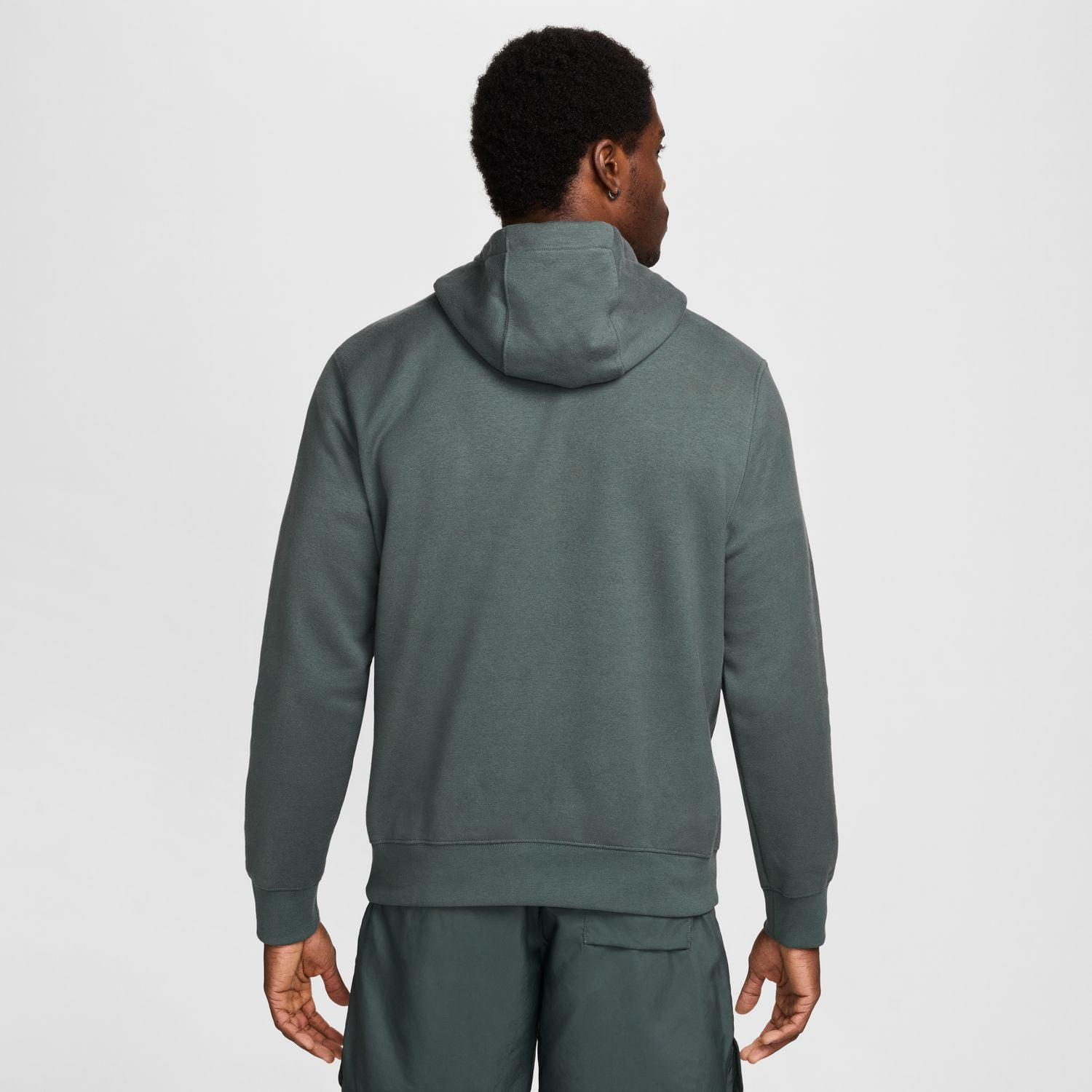 men's nike sportswear club fleece pullover hoodie green
