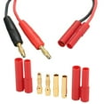 thumbnail image 3 of 4mm Banana Plug, Banana Connector Gold Plated Long Lasting with Sleeve for RC Accessories Connection, 3 of 8