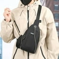 thumbnail image 6 of Chest Bag Men's Waterproof Wearable Cloth Shoulder Slanting Small Backpack Light Crossbody Bag, 6 of 7