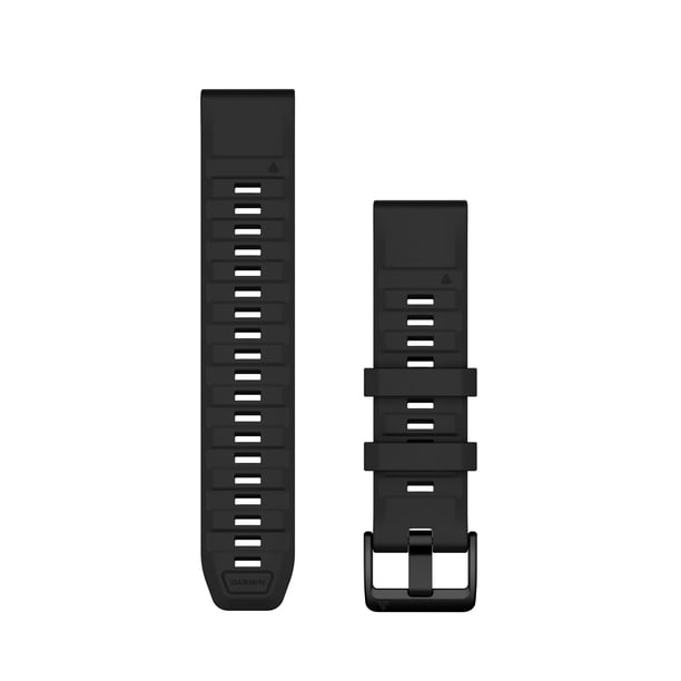 Correa de reloj Garmin QuickFit de silicona negra de 22 mm