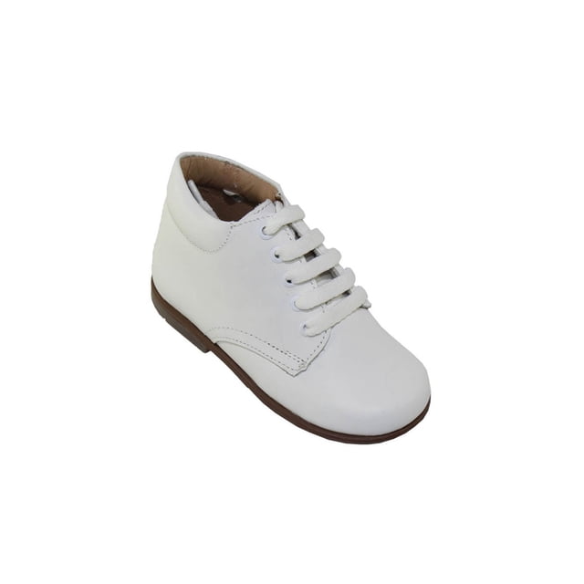 BOTAS ESCOLARES COLEGIALES COQUETA NIÑO BLANCO PIEL 184000B LEON 184000Bp