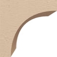 thumbnail image 3 of 4"W x 4"D x 4"H Wide Huntington Rough Cedar Woodgrain TimberThane Corbel, Primed Tan, 3 of 6