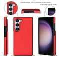 thumbnail image 2 of Nalacover Crossbody Wallet Case for Samsung Galaxy S23 Plus, RFID Blocking Premium PU Leather Shoulder Strap Lanyard Shockproof Magnetic Cover with Card Slots Holder Kickstand Case,Red, 2 of 8