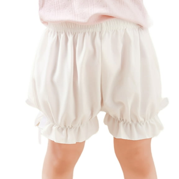 Safety Shorts Comfortable Girls Shorts Panties Ruffle Bloomers Loose Underwear Shorts Anti Exposure Safety Pants