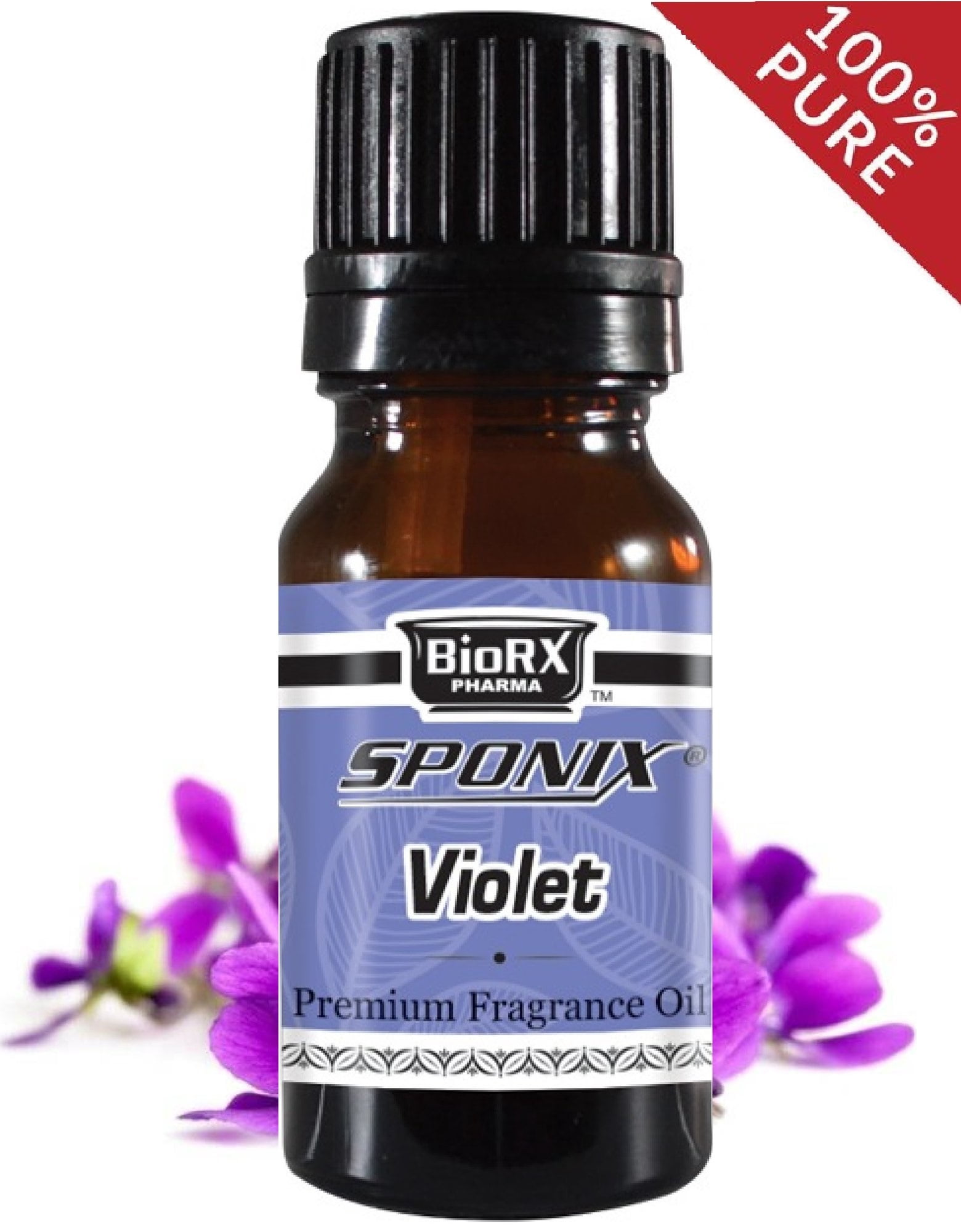 Violet Fragrance Oil Aromatic Premium Grade Scented Perfume Oil Perfume 10 mL / .33 Oz by Sponix Made in USA / Fast Shipping