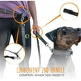 thumbnail image 6 of Mighty Paw Hands Free Dog Leash | Premium Runners Pet Lead and Adjustable Hip Belt. Lightweight Reflective Bungee System for Training, Walking, Jogging, Hiking and Running. (Black, 3 Foot), 6 of 9