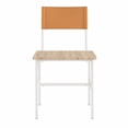 thumbnail image 3 of Silla de comedor industrial Set de 2, acabado blanco, 3 of 5