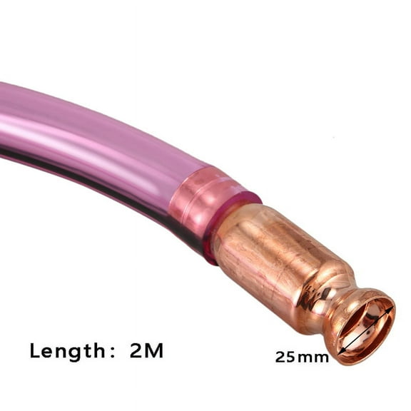 25mm x 2M PVC Siphon Hose Copper Jiggler Jiggle Siphon Pump Water Pipe