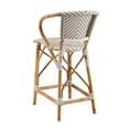 thumbnail image 2 of Monaco Twill Wicker Counter Stool, 2 of 2