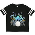 thumbnail image 3 of Inktastic Cute Blue Octopus Drumming Boys or Girls Toddler T-Shirt, 3 of 5