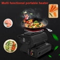 thumbnail image 6 of 1300W Ceramic Gas Heater Gas Heater Outdoor Camping Fishing Burner Black, 6 of 9