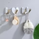thumbnail image 5 of ensemble De Trois Pices De Patre Murale Pliante Cache (blanche), Patre Murale Pour Enfant, Patre Pour Charpe, Porte-monnaie, Cl, Chapeau, Sac, For, 5 of 5