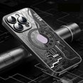 thumbnail image 1 of for iPhone 15 Pro Max/15 Ultra Magnetic Case Compatible with MagSafe, Circuit Mechanical Gear Pattern Thin Cool Case 15 Pro Max/15 Ultra, 1 of 5