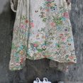 thumbnail image 4 of Vestido Retro Vestido de Estampado Floral 3/4 Vestidos de Vestir de Cuello Redondo Floral Vintage Floral 3/4 Vestidos Vintage Vintage Odeerbi  ODB113213, 4 of 5