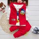 thumbnail image 2 of Conjuntos de ropa para bebés de 3 uds. De Pato Donald, camisa de algodón de Mickey Minnie para niños, pantalones y chaleco, conjunto de ropa para niños, sudaderas de 6 a 12 meses Gao Jinjia LED, 2 of 2