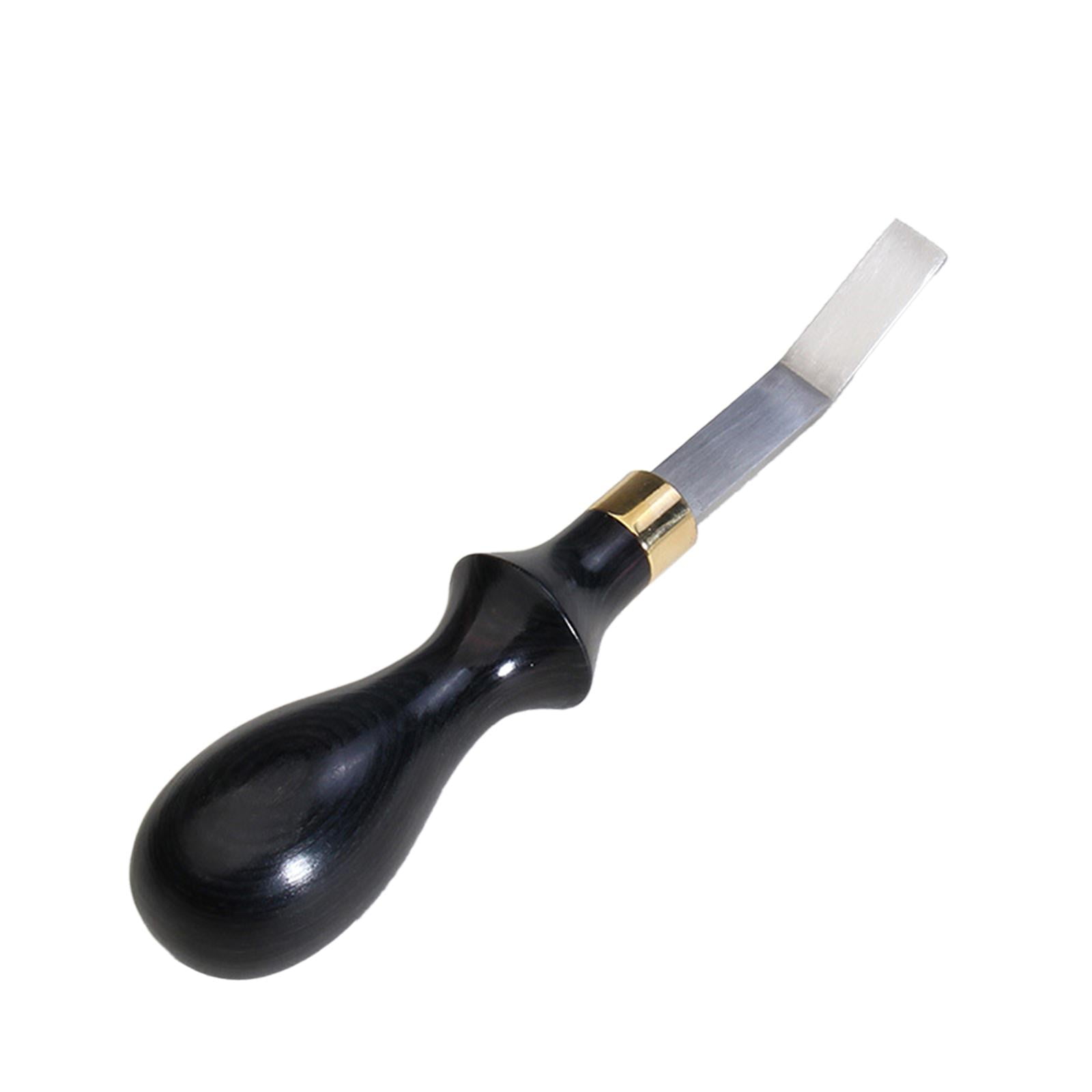 HILABEE Detail Rougher Leather Roughing Tool Polish File Tool Wooden Handle Ergonomic Edge Marking Crafted for Consistent Results Suitable for Leathercraft En 10mm