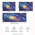 thumbnail image 4 of Haosy Satin Pillowcase for Hair and Skin Standard Cooling Silk Pillow Case with Envelope Closure Abstract Swirling Galaxy 20"x40", 4 of 9